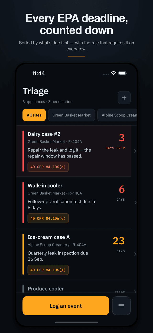 Charge app screenshot