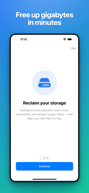 ClearSpace app screenshot