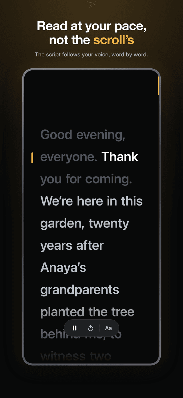 Cue app screenshot