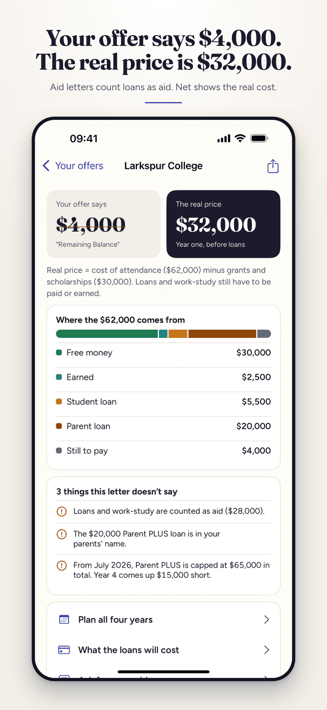 Net app screenshot
