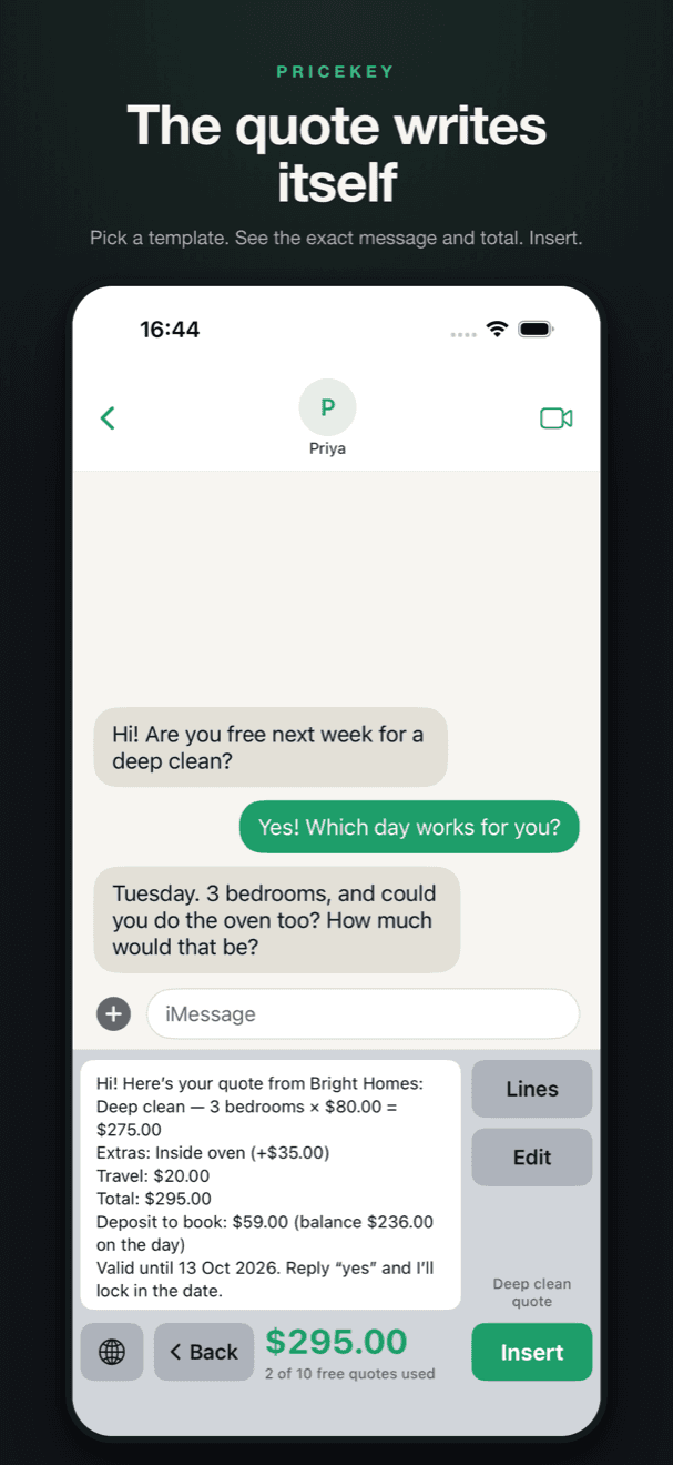 PriceKey app screenshot