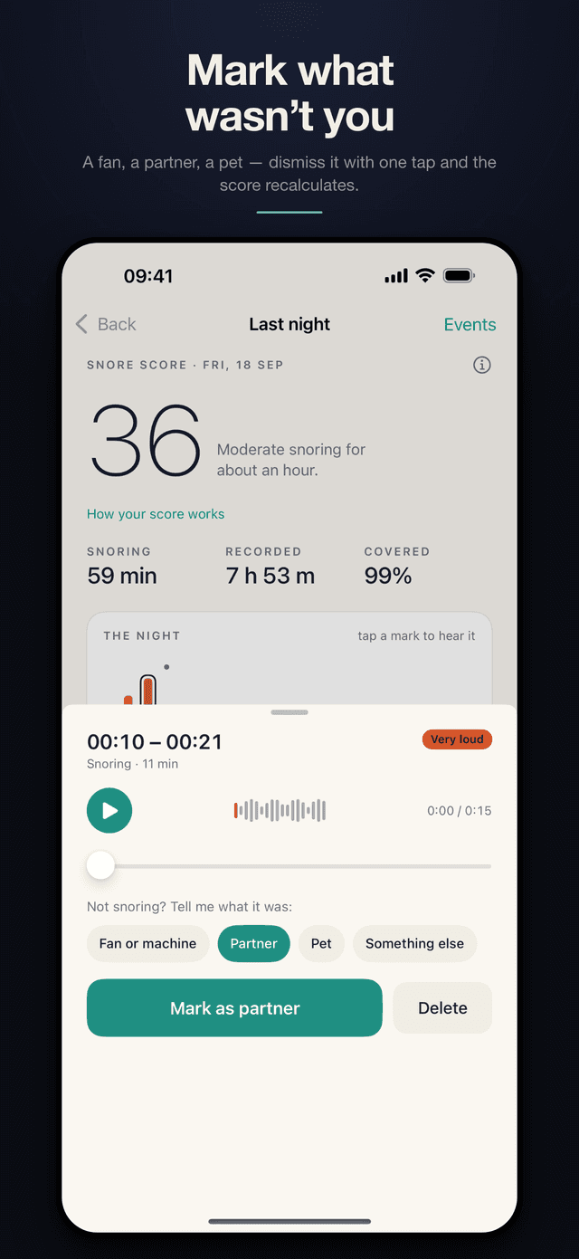 SnoreScope screenshot 3