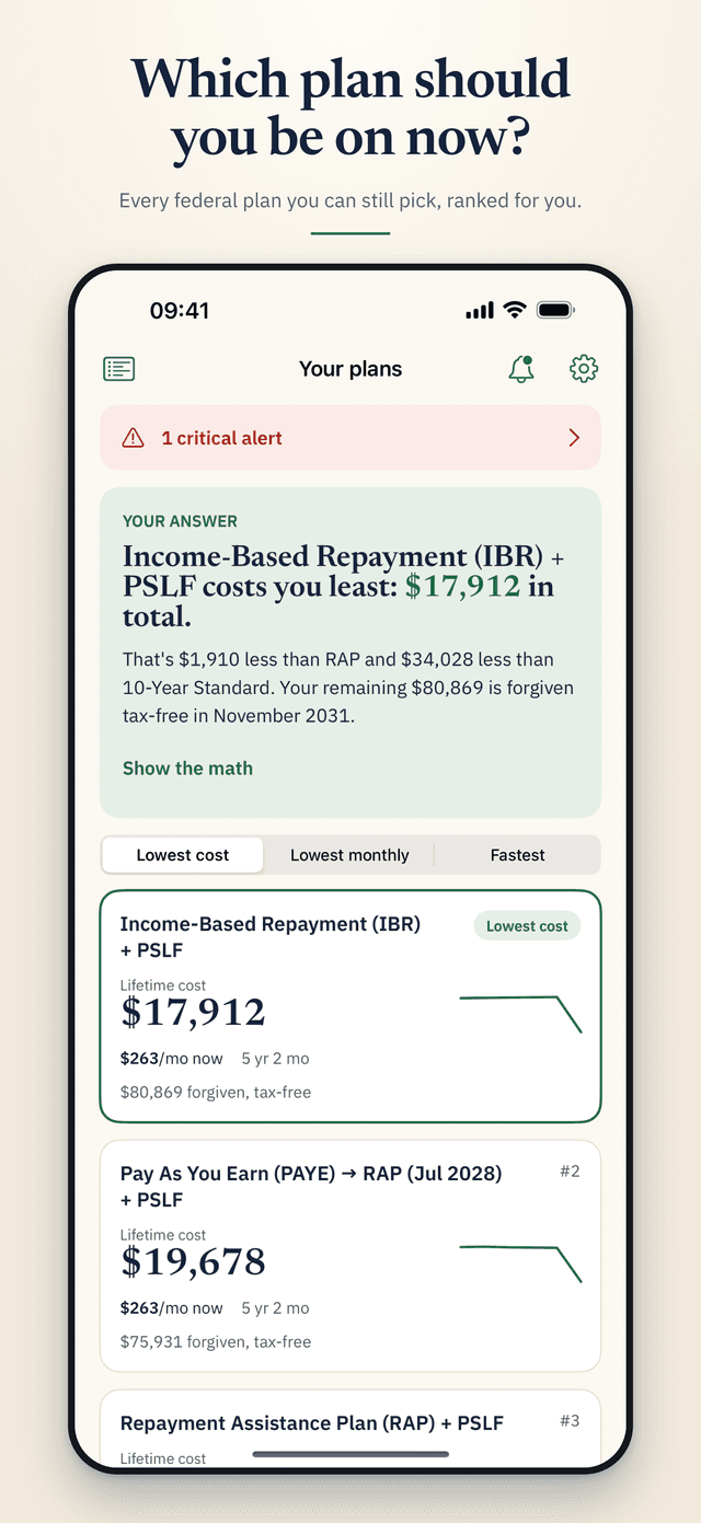 Paydown app screenshot