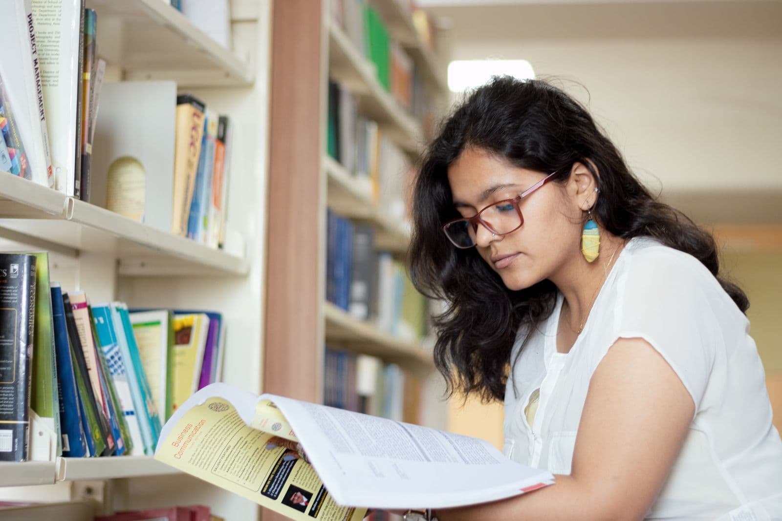 A student working through a problem set